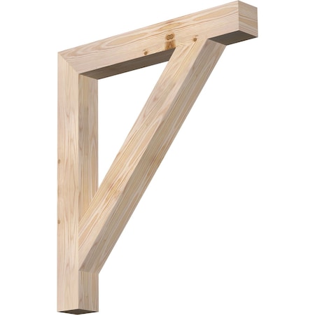 Traditional Block Smooth Bracket, Douglas Fir, 3 1/2W X 28D X 32H